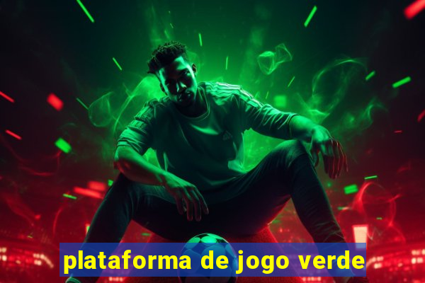 plataforma de jogo verde